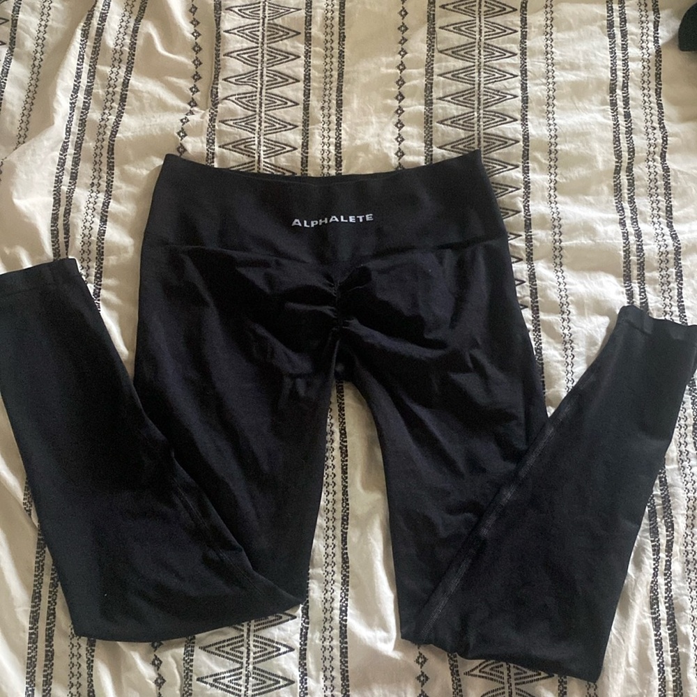 Black Amplify Alphalete Leggings
